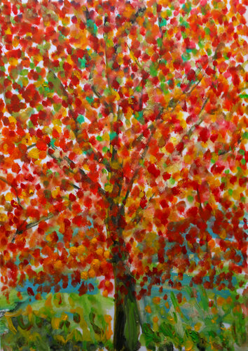 Maple tree di Jean Mirre, Opera su carta in vendita su Singulart