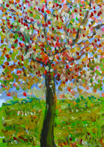 Love tree1 di Jean Mirre, Opera su carta in vendita su Singulart