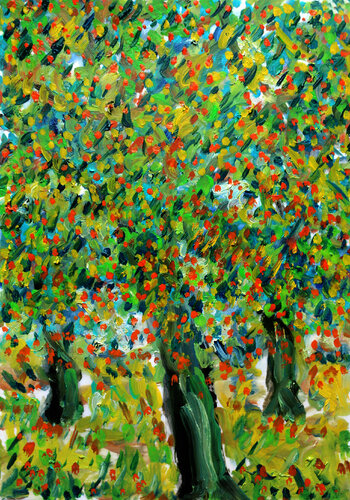 Poetry wood di Jean Mirre, Opera su carta in vendita su Singulart