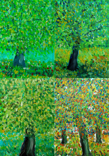 Tree Fashion par Jean Mirre, Œuvre sur papier en vente sur Singulart