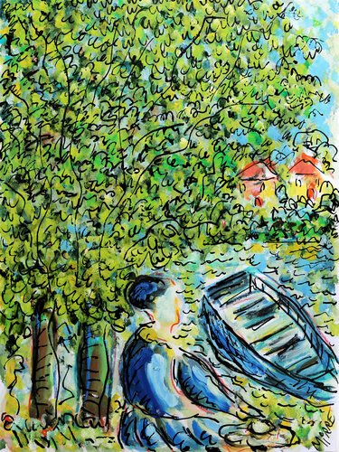 Dreamer by Jean Mirre, Work on Paper for Sale on Singulart