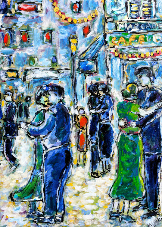 Bal Rue Marcadet  SOLD Jean Mirre