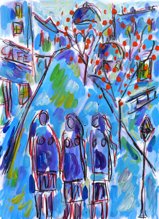 Montmartre, Rue Lepic Jean Mirre