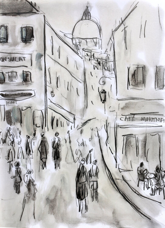 Café Montmartre Jean Mirre