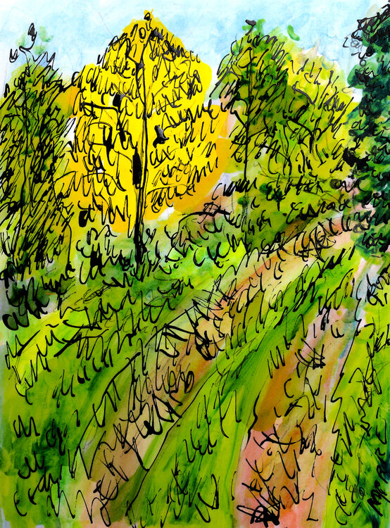 Forêt d'automne Jean Mirre