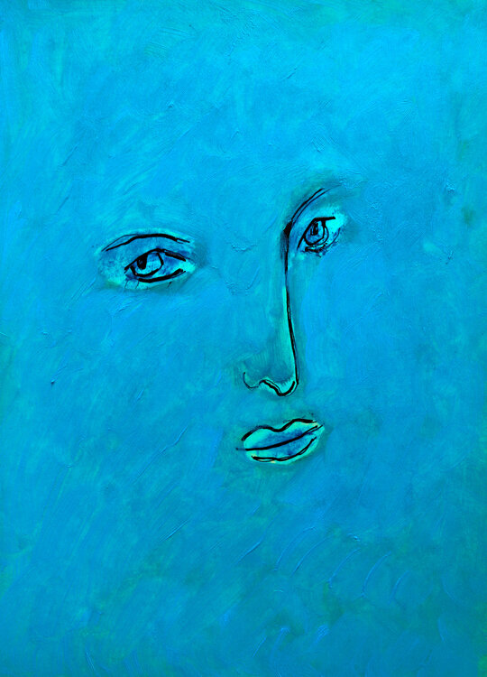 Regard bleu Jean Mirre