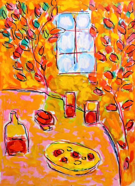 Tarte sur table Jean Mirre