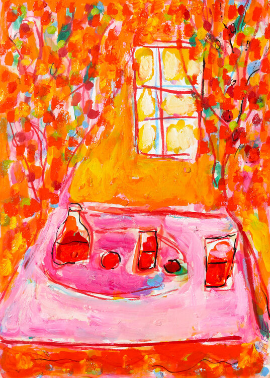 Orange morning Jean Mirre