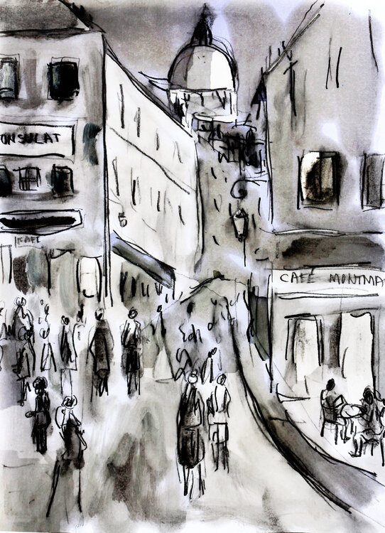 Café Montmartre Jean Mirre