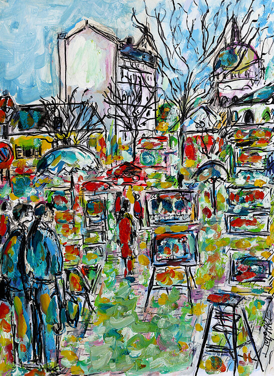 exDimanche à Montmartre Jean Mirre