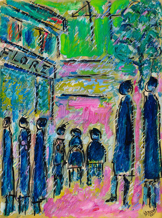 Le Flore,Paris Jean Mirre