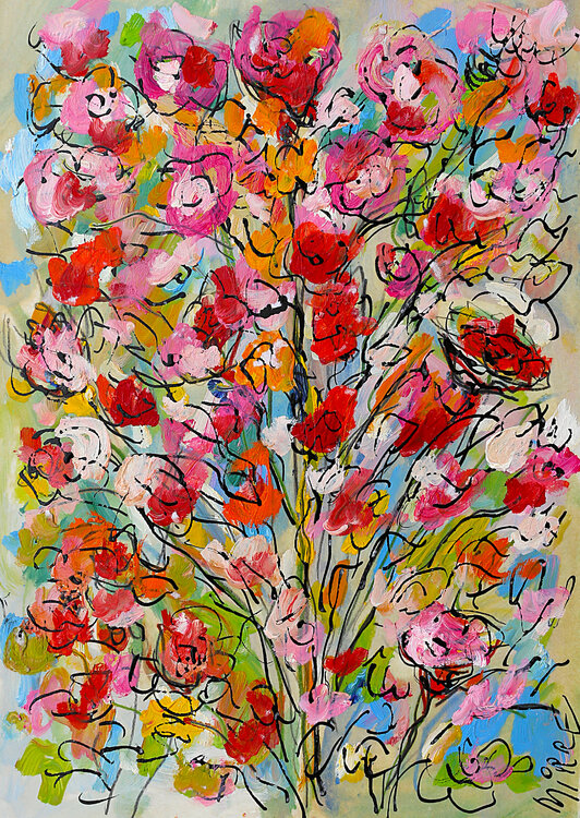 Bouquet rose Jean Mirre