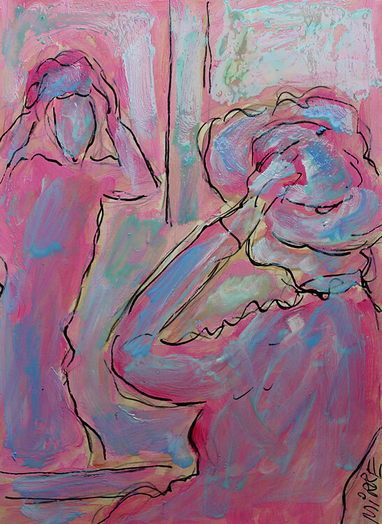 In the mirror Jean Mirre
