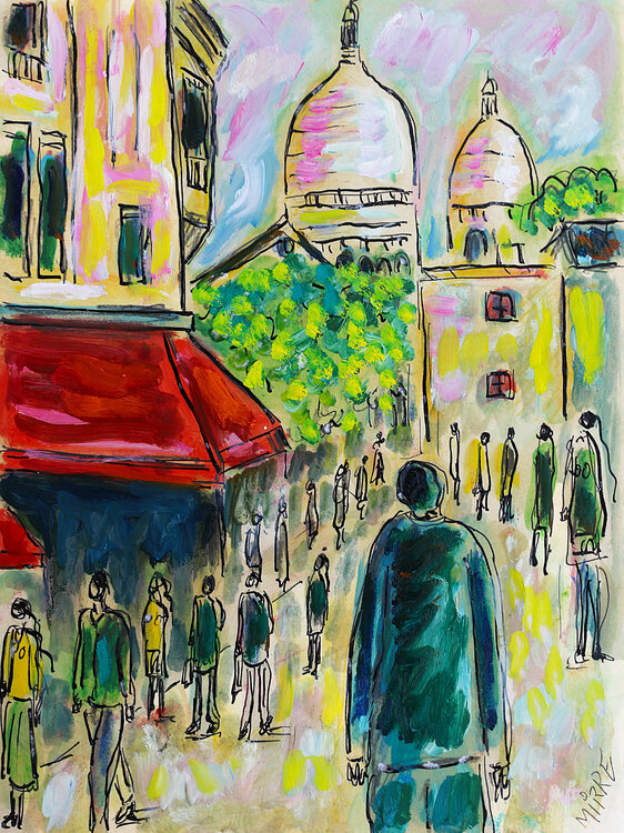 Montmartre et soleil Jean Mirre