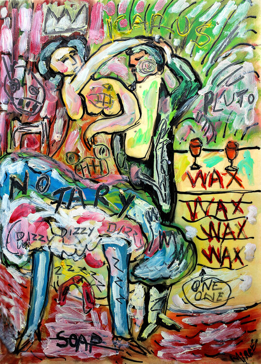 exHommage à Beckmann et Basquiat1 Jean Mirre