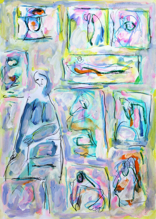 The artist Jean Mirre