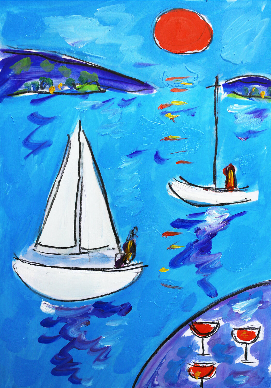 Ballons,soleil et voiles Jean Mirre
