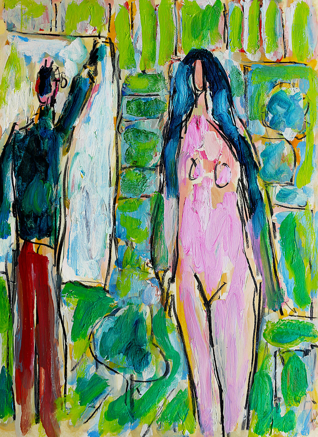 exDe Kooning peignant Jean Mirre