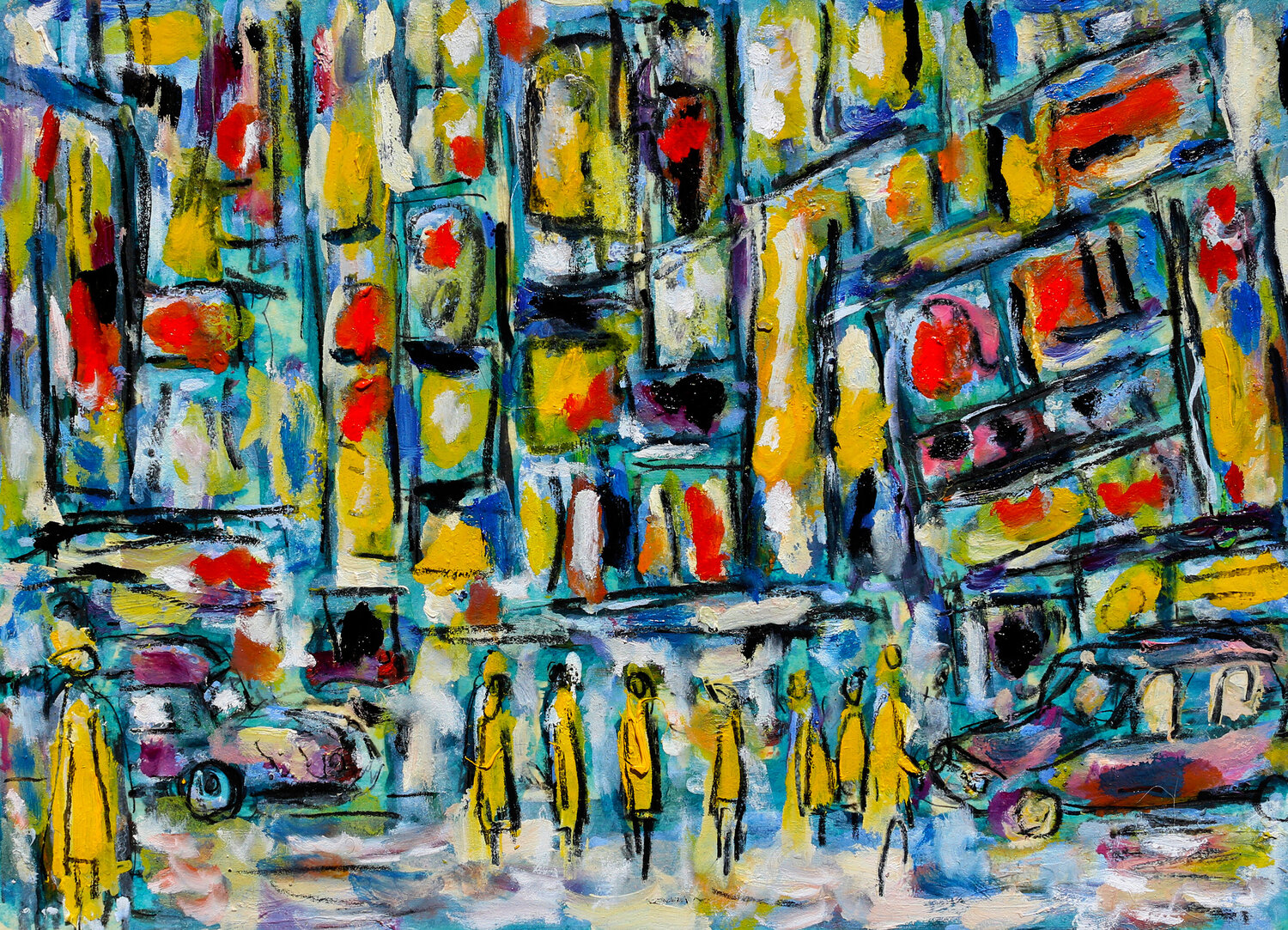 Night in Manhattan Jean Mirre