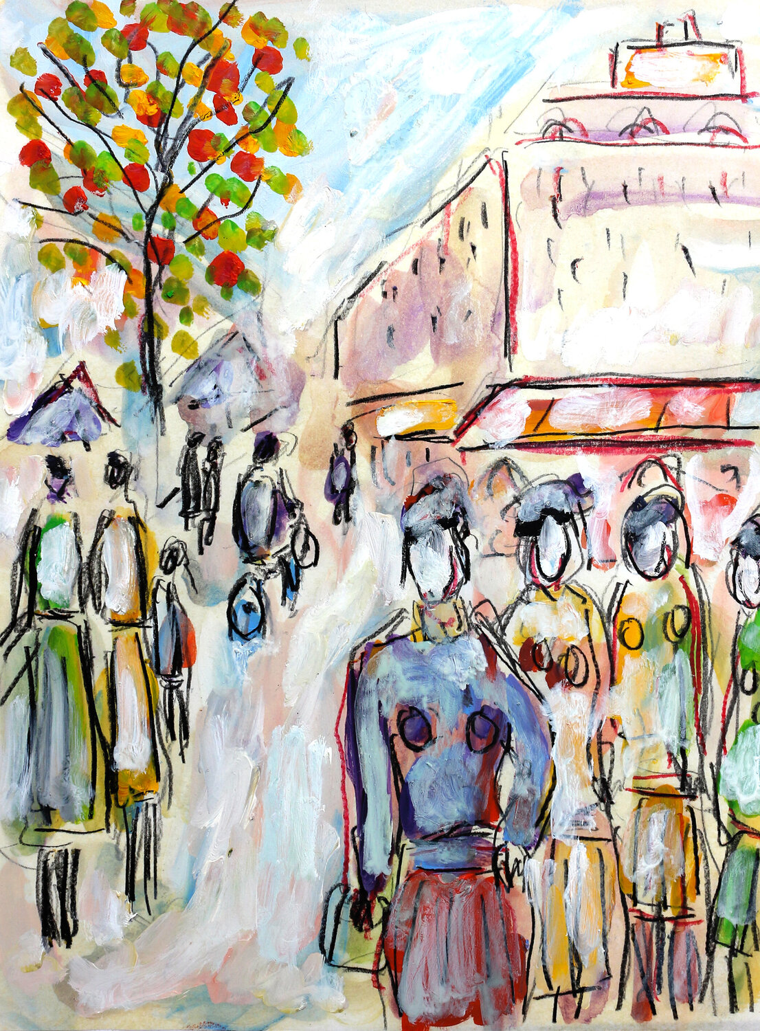 Shopping ladies Jean Mirre