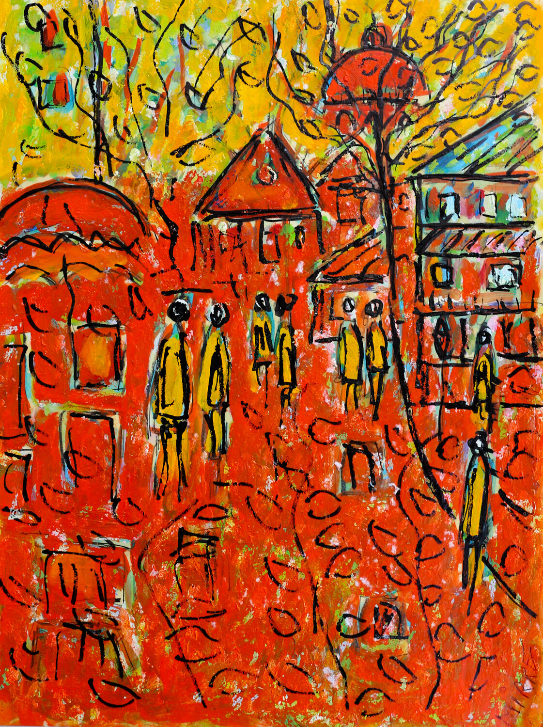 Rituel Jean Mirre Peinture originale à vendre