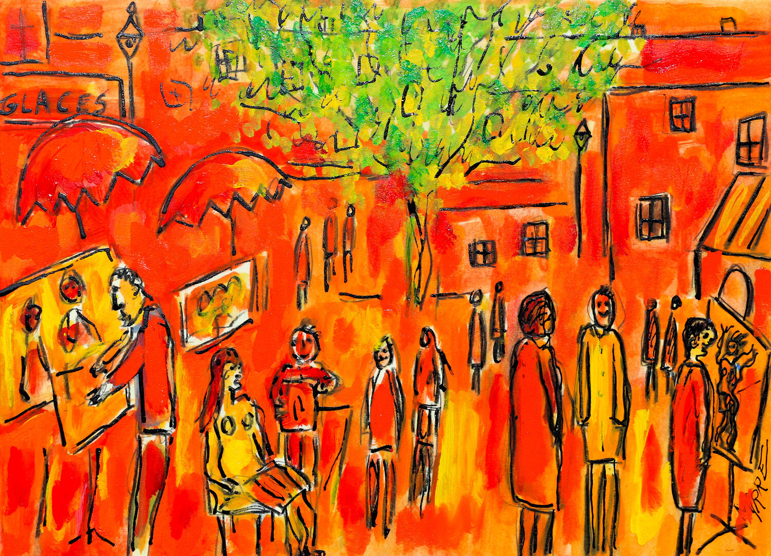 Bande d'artistes Jean Mirre