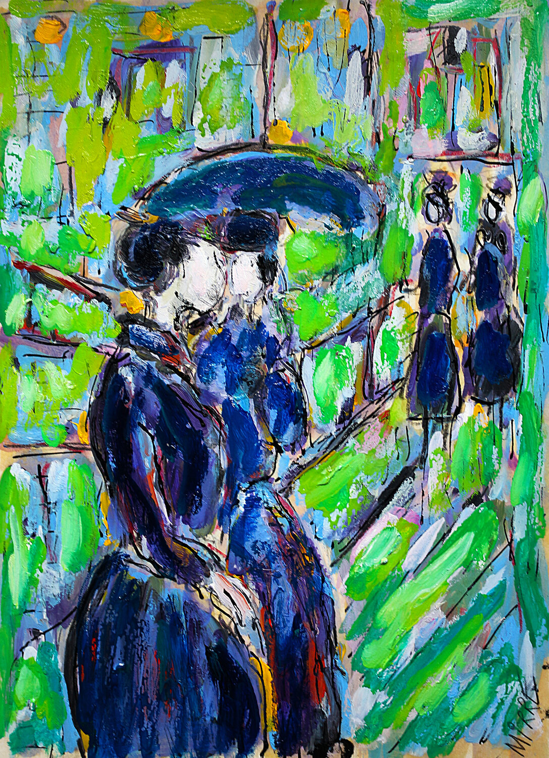 Sous l'ombrelle Jean Mirre