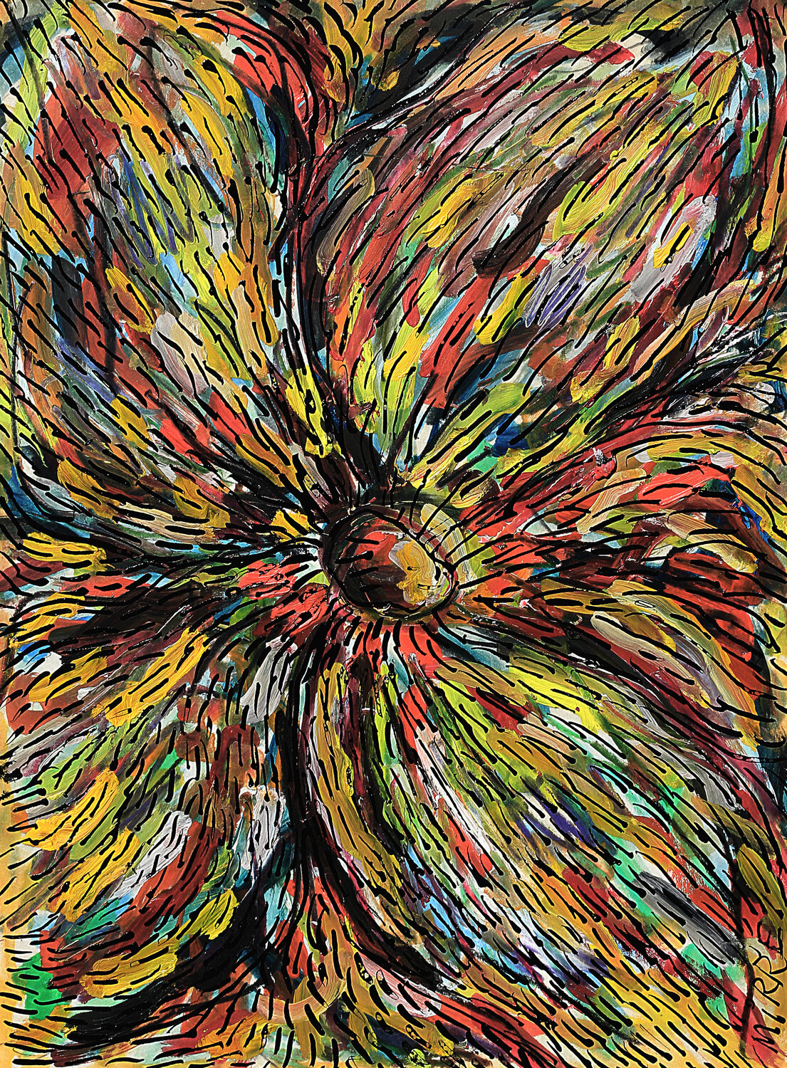 Fleurs ou guerre ? Jean Mirre