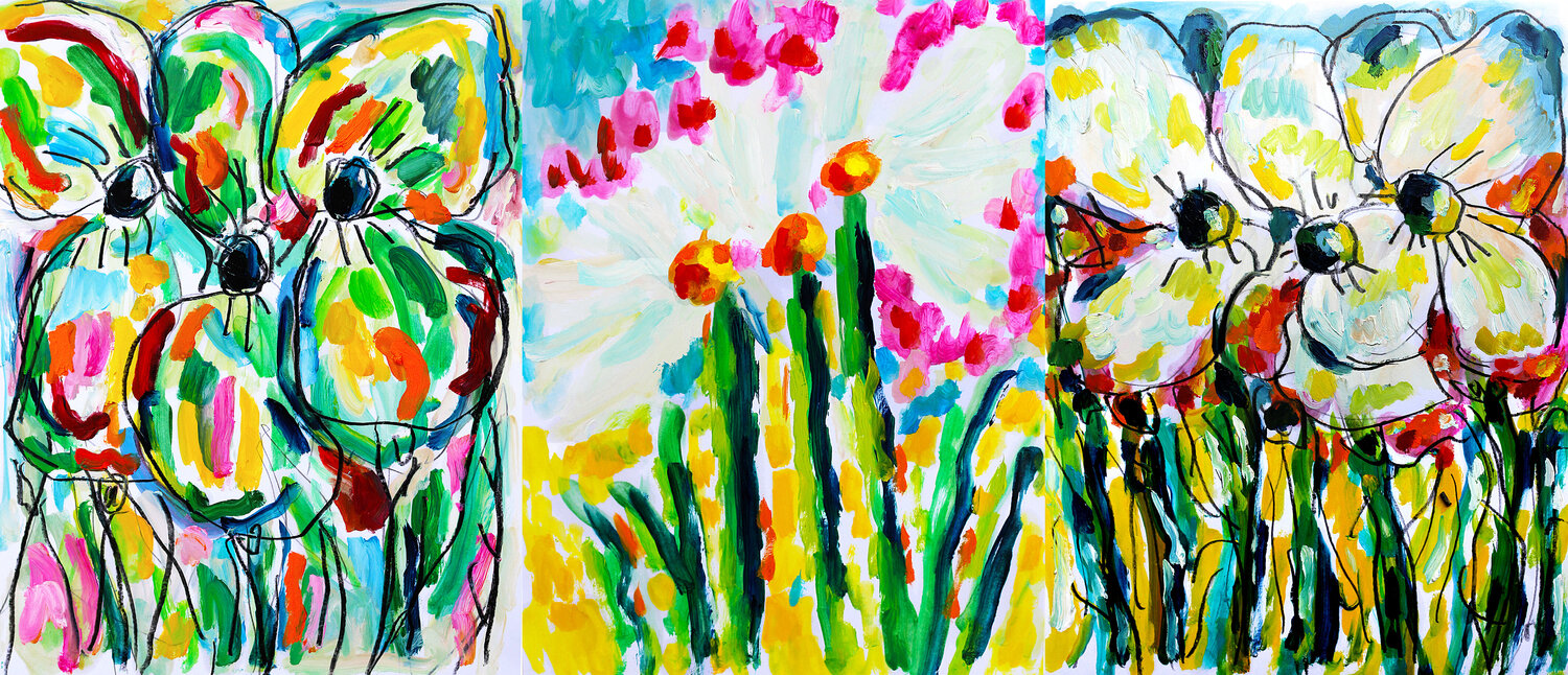 Fleurs et feu Jean Mirre