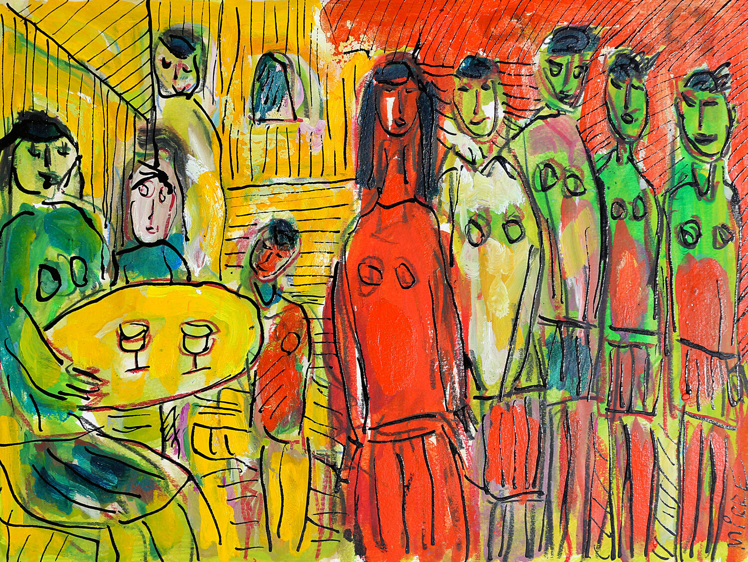L'artiste Jean Mirre