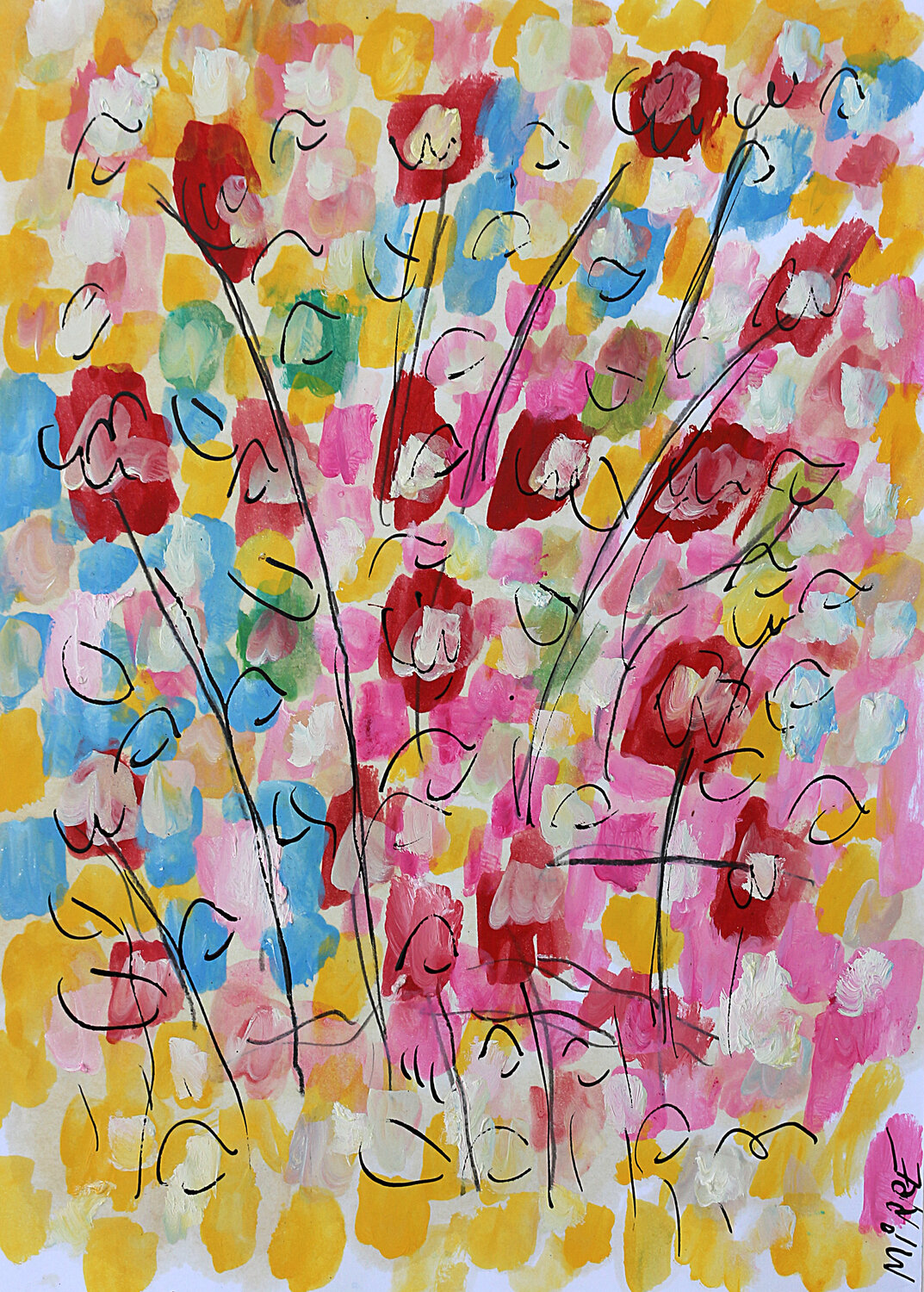 Bouquet rose Jean Mirre
