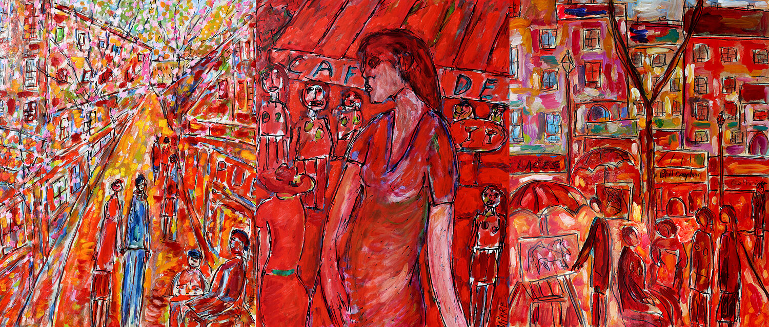 Triptyque Union libre Jean Mirre