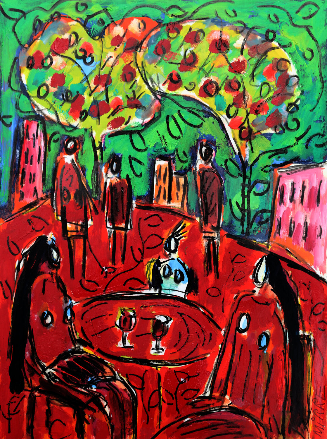 A brighter future Jean Mirre Origineel schilderij te koop