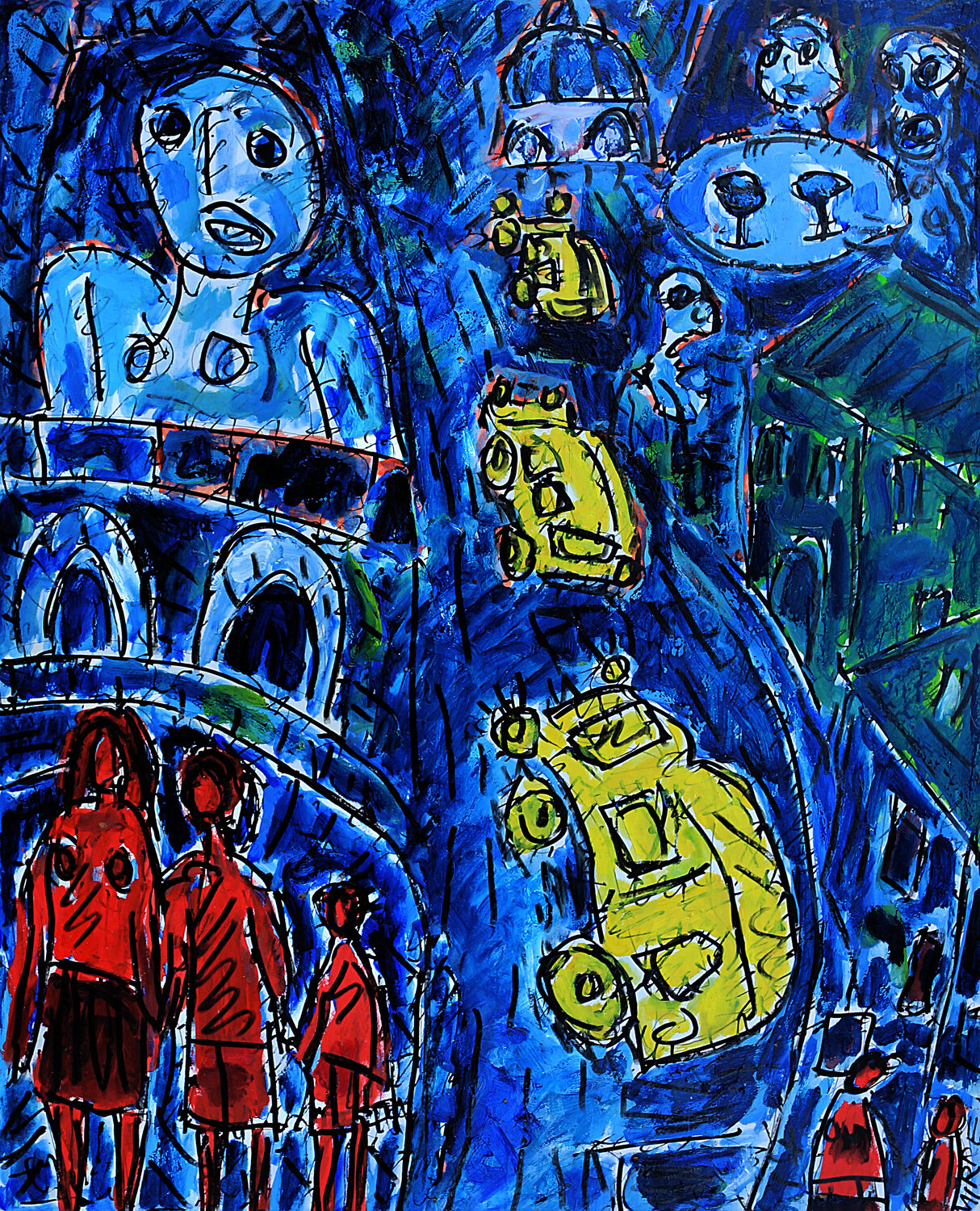 Top départ Jean Mirre Peinture originale à vendre