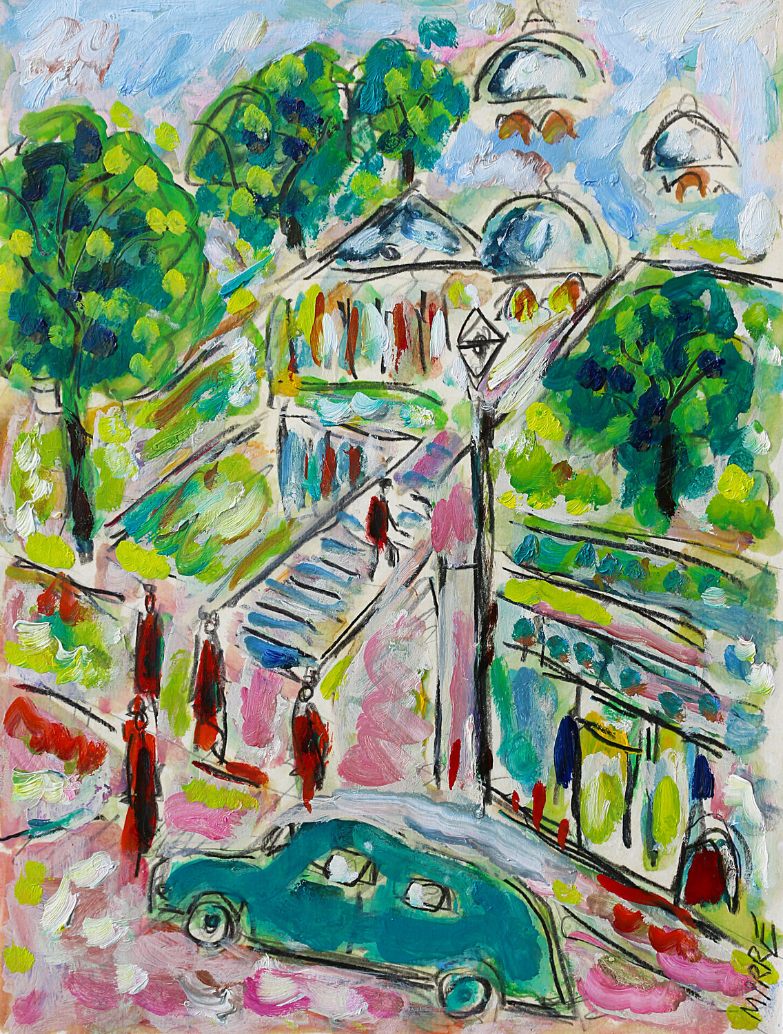 Escaliers de Montmartre Jean Mirre