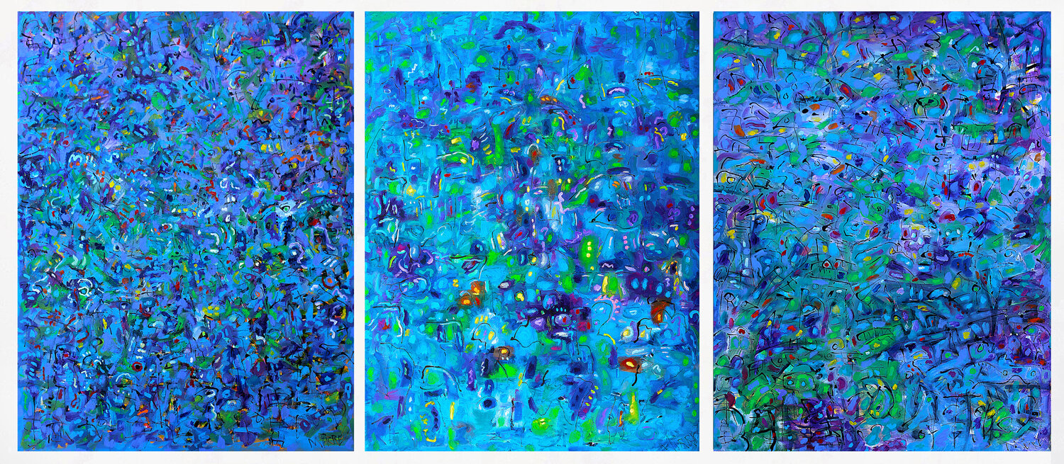 Triptyque Space of Mind Jean Mirre