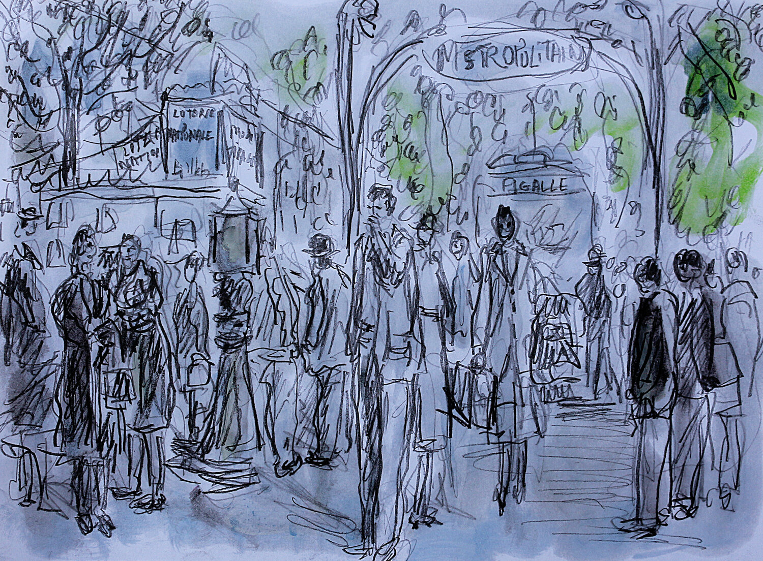 exMétro Pigalle Jean Mirre