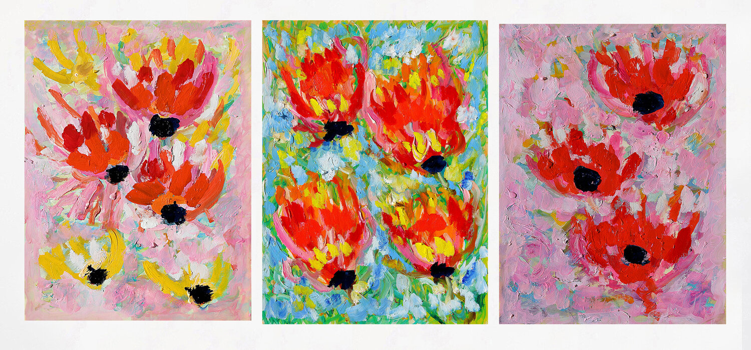 Triptyque pâmoison Jean Mirre
