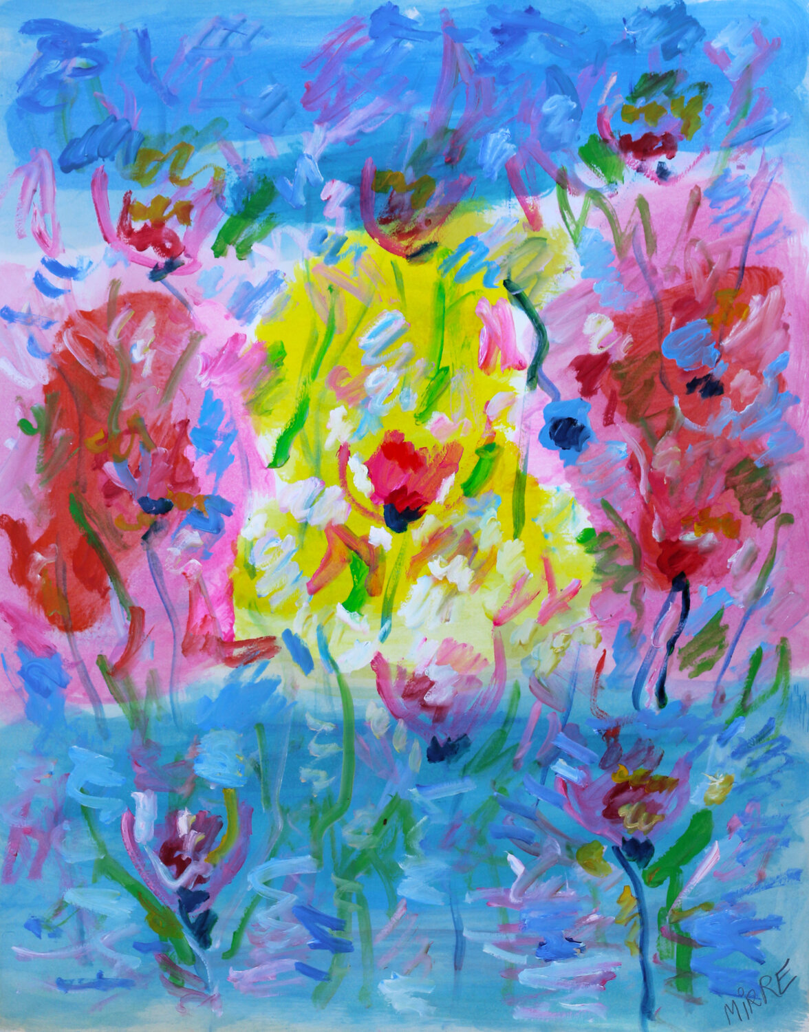 Au cœur des fleurs Jean Mirre