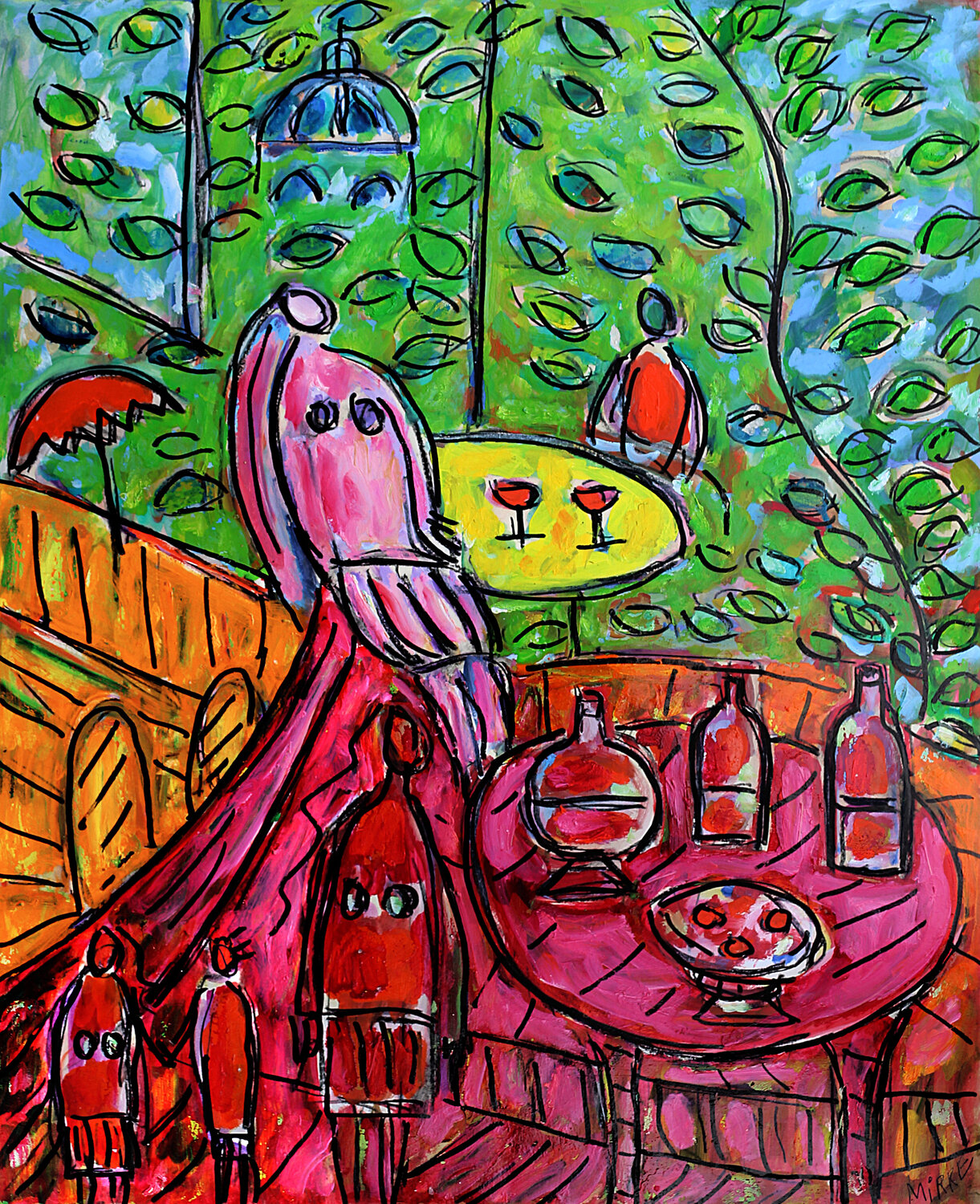 Flesh and dream Jean Mirre Originalgemälde zu verkaufen
