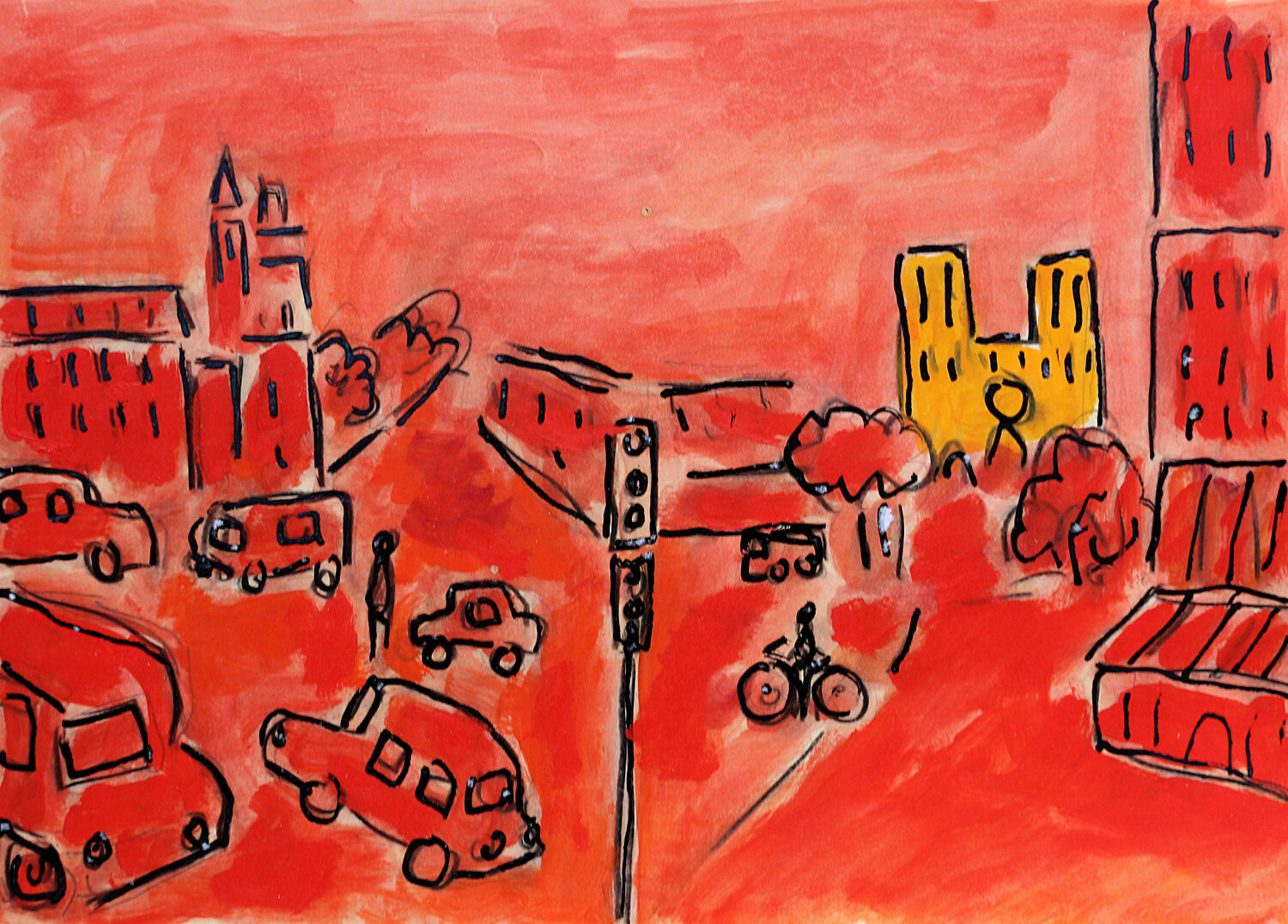 Red Paris Jean Mirre