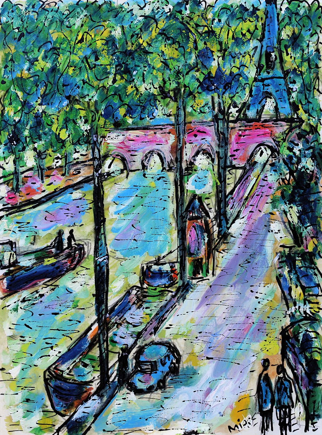 Scène de Seine Jean Mirre