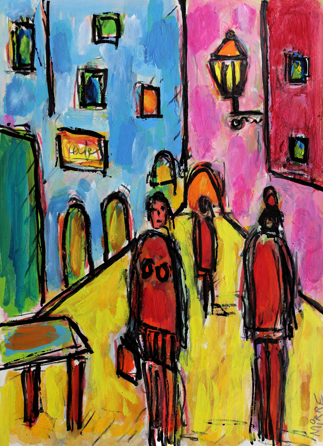 Lisbonne Jean Mirre Original painting for sale