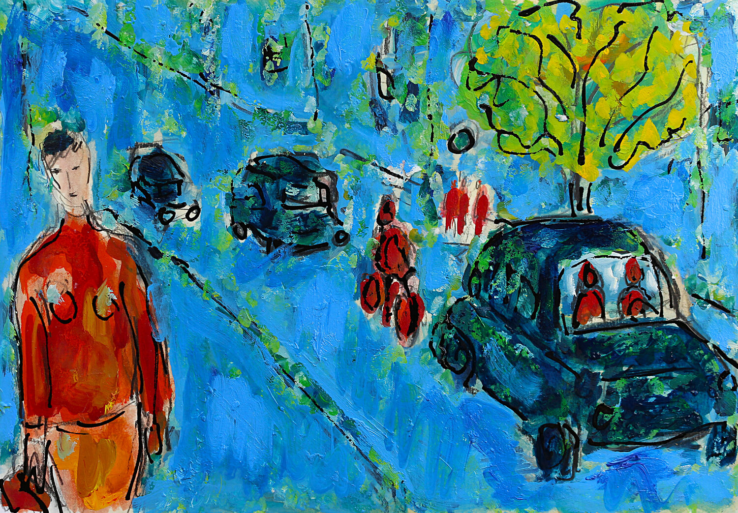 Femme et circulation Jean Mirre