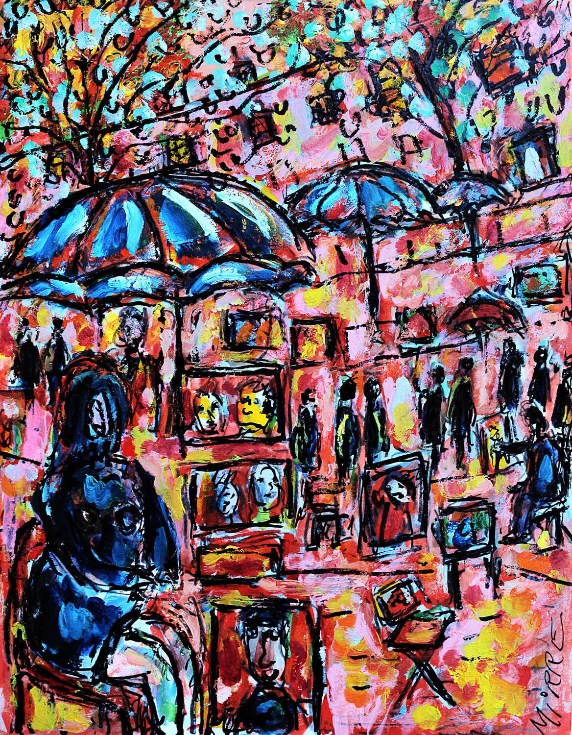 Elle vend ses tableaux Jean Mirre