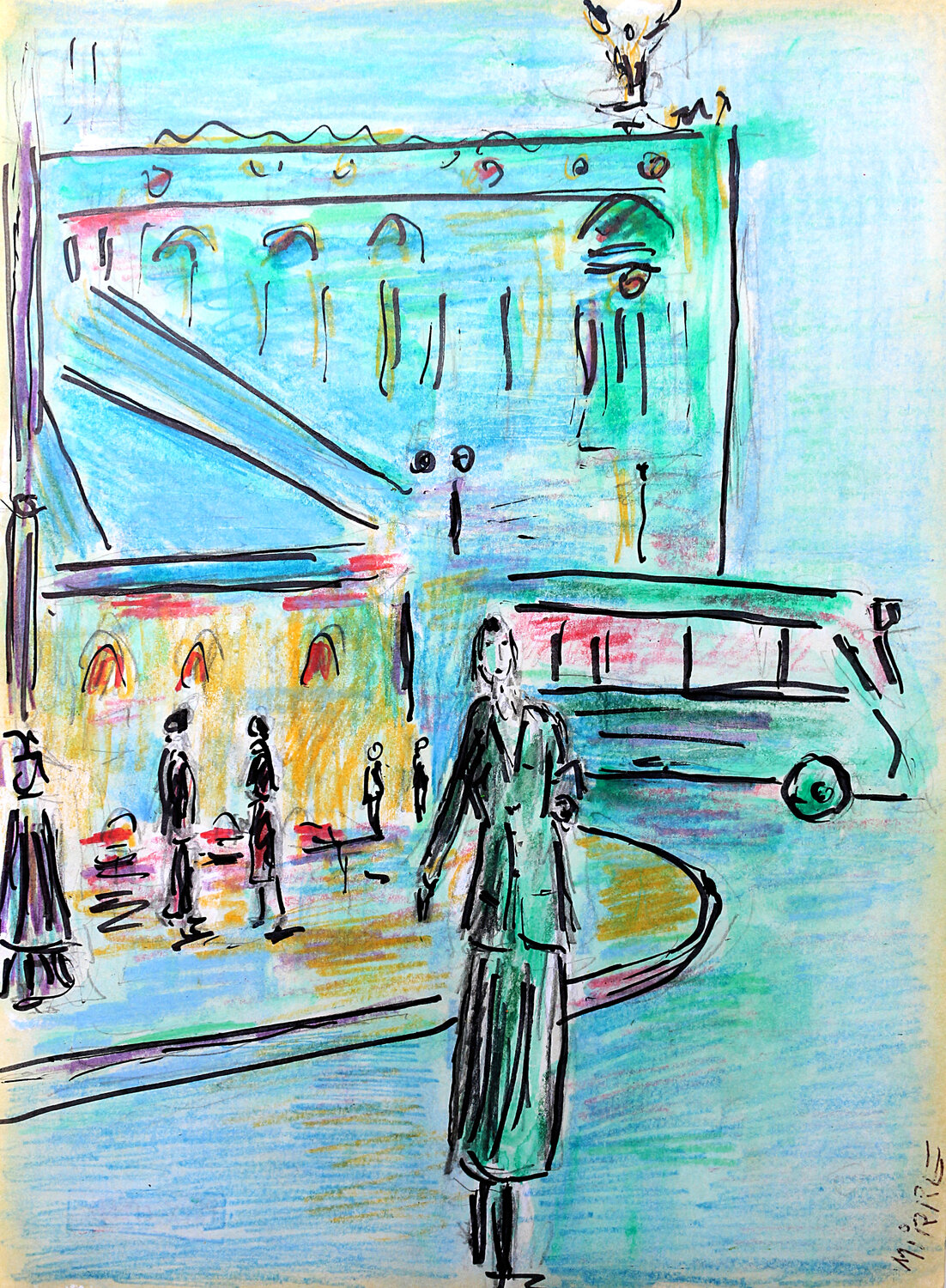 Paix Opéra Jean Mirre Pintura original en venta