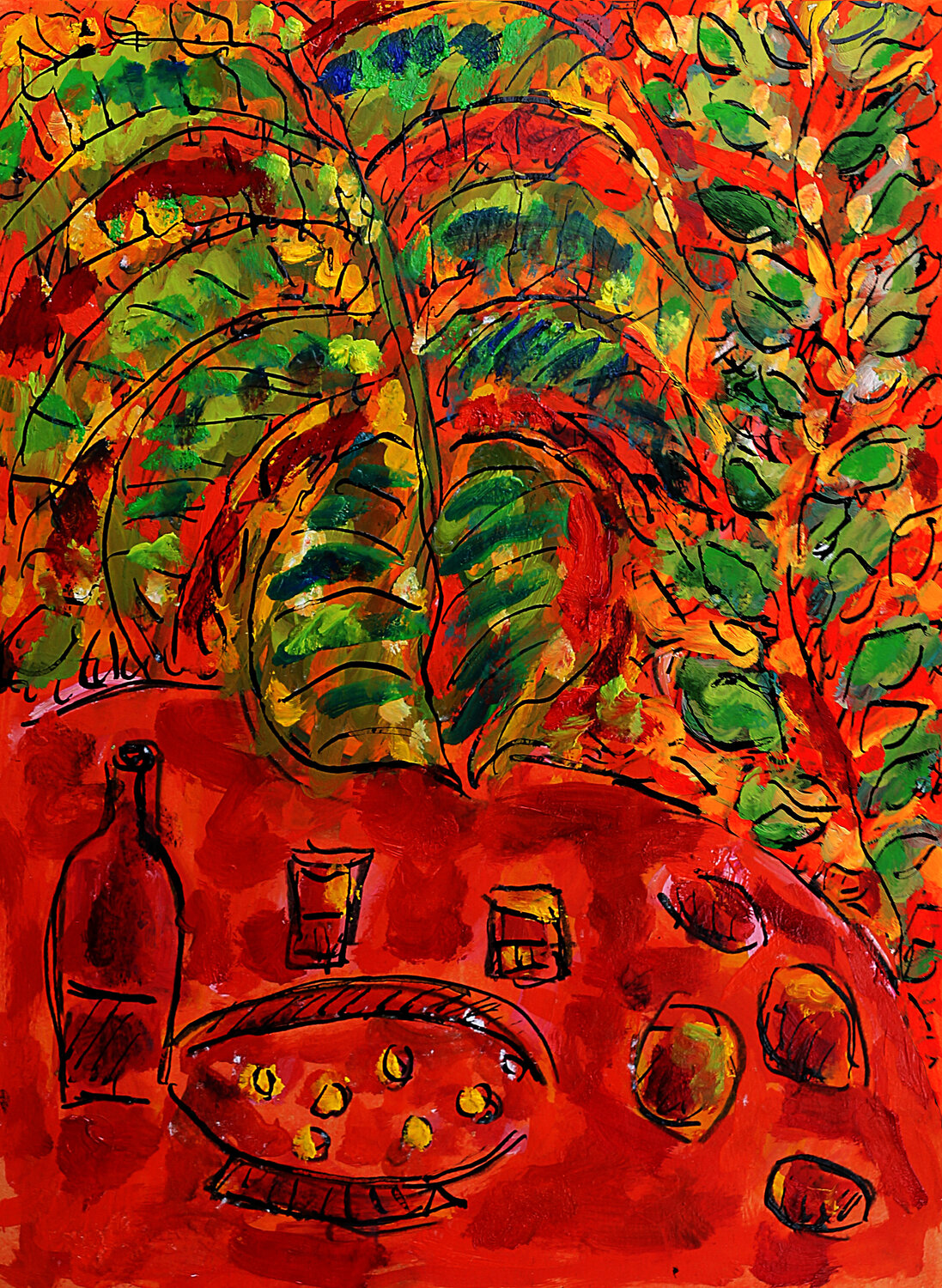Sweet home Jean Mirre Dipinto originale in vendita