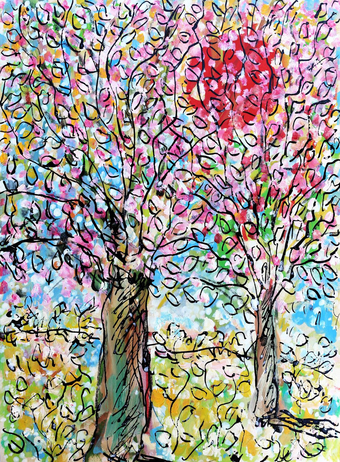 Summer Show Jean Mirre Originalgemälde zu verkaufen
