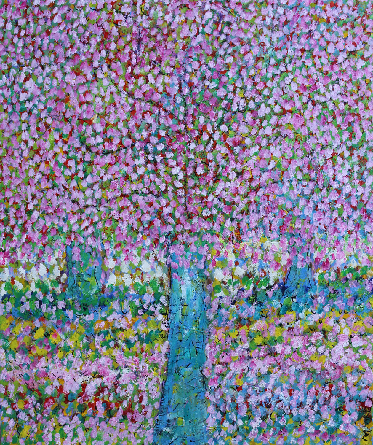 Les pommiers de Normandie Jean Mirre Original painting for sale