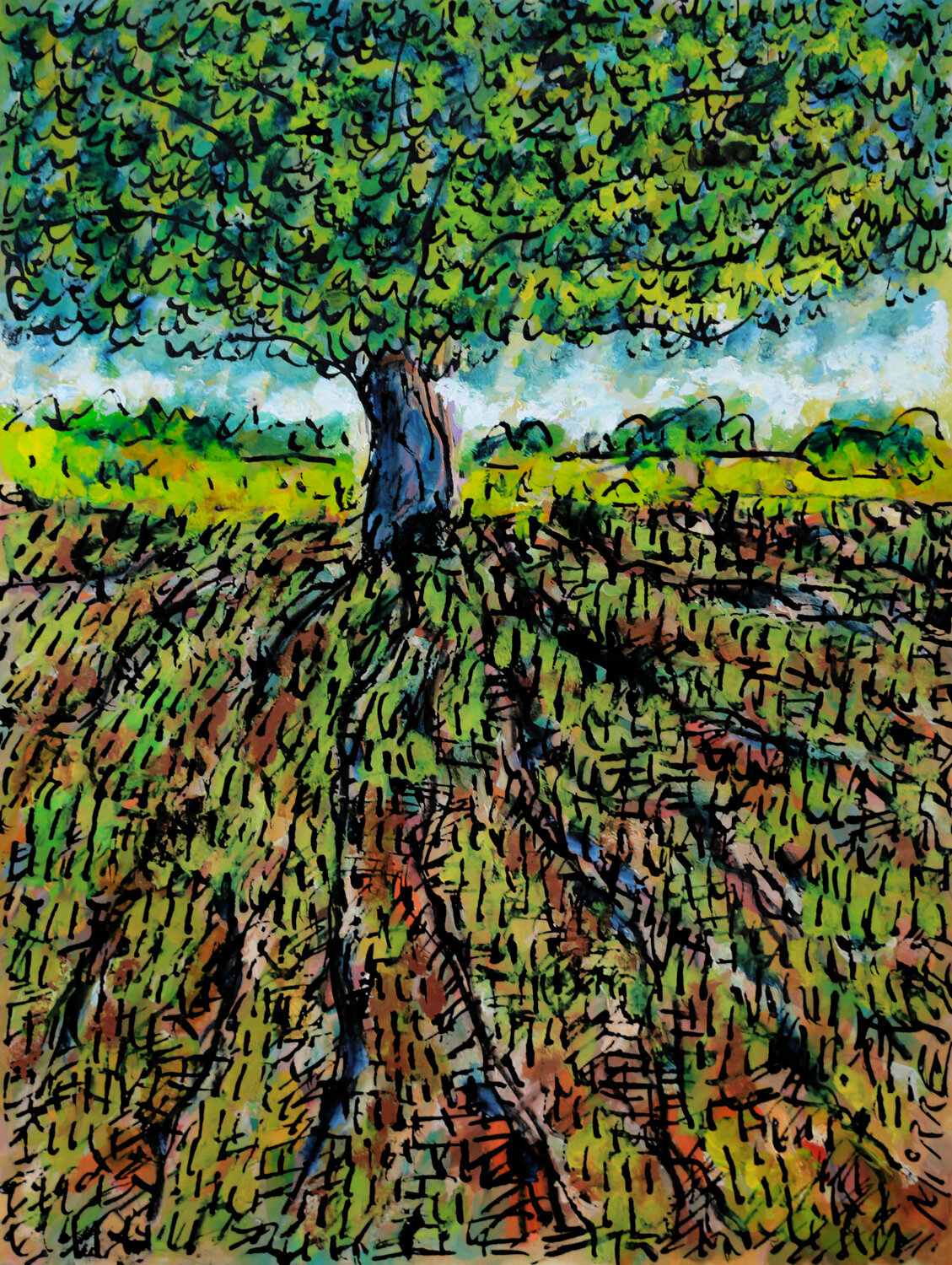 Arbre cloué Jean Mirre